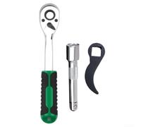 Sandyseptember Kit de herramientas de cabezal adaptador de llave de palanca con extensión para aplicaciones de reparación (1,27 cm)