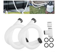 Sandyseptember Manguera de bomba de filtro de piscina robusta y adaptador para Intex y para Coleman con materiales de primera calidad para un uso duradero