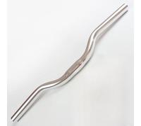 Sandyseptember Manillar de bicicleta de aleación de aluminio robusto 25 4 mm para paseos seguros y cómodos (plata 520 mm)