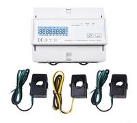 Sandyseptember Medidor de energía bidireccional trifásico compatible para Tuya WiFi con lectura remota de medidor y protocolo de comunicación RTU (120A)