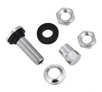 Sandyseptember Núcleo de válvula TR161 en aleación de zinc para compatibilidad de neumáticos sin cámara para modelos de scooter eléctrico y bicicleta (32 mm corto)