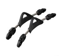 Sandyseptember Paquete de 2 correas de aleta de resorte de acero inoxidable antideslizantes de repuesto para aletas Cressi Mares de acero inoxidable (S, negro)