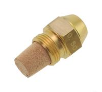 Sandyseptember Pieza de repuesto para boquilla de quemador de aceite, cuerpo de latón y piezas de medición de acero inoxidable, boquilla de inyectores diésel de metanol de 60 grados (0,5 60°)