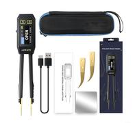 Sandyseptember Pinzas inteligentes LCRST1 Digital BridgeMeter con pantalla de 1,14 pulgadas prueba de frecuencia múltiple y capacidades de almacenamiento de datos