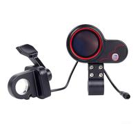 Sandyseptember Scooter eléctrico Pantalla LCD Asamblea del acelerador del pulgar con conector de 6 pines para Kaabo para Mantis 8 10 para Wolf King X, carcasa ABS impermeable