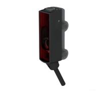 Sandyseptember Sensor fotoeléctrico compacto BGS con supresión de fondo para automatización industrial, IP65 impermeable, tamaño pequeño 3.1×1.2×2 cm, material ABS, rojo (ZL BL20N)
