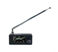 Sandyseptember SI4732 - Receptor de radio de onda corta, radio portátil de 0,5 a 108 MHz con antena de 9,9 khz-181 MHz, LSB USB AM FM de banda completa (varilla de tracción negra)