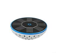 Sandyseptember Solar Flotante Piscina Luz IPX8 Impermeable LED con Control Remoto, 10 Colores y Modos para Jardín Estanque o (1pcs Azul)