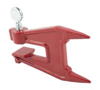 Sandyseptember Soporte de espada de metal robusto para motosierra, tornillo de banco para afilar sierra de cadena, afilador de cadena, soporte de espada, afilador de cadena, bloque de archivo