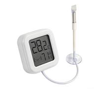 Sandyseptember Termómetro inteligente para pecera con sonda de acero inoxidable, sensor externo de temperatura del agua para el hogar (agua de mar 30 cm)