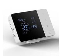 Sandyseptember Termostato WiFi para batería Tuya compatible con calderas de gas, soporta modos de refrigeración de calefacción, control de voz para Alexa y Alice, programación personalizada con