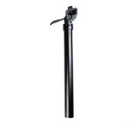 Sandyseptember Tija de sillín ajustable para bicicleta que absorbe los golpes, poste cuentagotas de suspensión de aleación de aluminio de 30,9 mm con control manual (viaje de 170 mm)