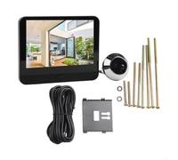 Sandyseptember Timbre video con 2 4G WiFi para apartamentos, con pantalla de 4 3 pulgadas y características completas de seguridad