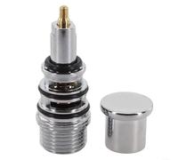 Sandyseptember Válvula de Interruptor de Ducha con Desviador de Agua de Elevación con Resorte Cargado, Mezclador de Grifo de Bañera Triple Hecho de Cobre Resistente con Cromado, Resistente al Óxido y