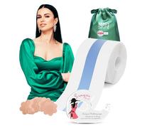 SandySkin® 2 en 1 - Cinta de pezón de silicona para pezones, 2 en 1, color blanco, transparente, W28/L36