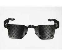 sanehou Parrilla Parachoques Compatible con Land para Rover para Range para Evoque 2016 2017 2018. 1 Par De Molduras De Rejilla para Faros Antiniebla Delanteros LR072646.