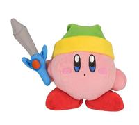 San-EI Official Kirby Peluche con Espada, 10 cm