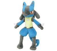 Sanei Pokemon All Star Series Lucario - Peluche de 12 Pulgadas, Negro, Azul (PP12)
