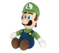 Sanei Super Mario AC02 All Star Collection Luigi - Peluche pequeño de 10 Pulgadas