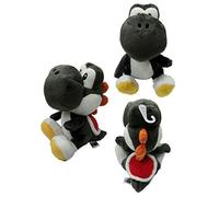 Sanei Super Mario Series 7 """" Black Yoshi Plush