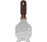 Sanelli Ambrogio 1721.000 - Laminador Cortador de trufas con Mango de Palisandro y Hoja Ondulada, Acero Inoxidable, marrón, 25 x 8 x 2 cm