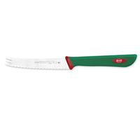 Sanelli Línea Premana Professional,Cuchillo Citricos Cm.11,Acero Inoxidable,Verde y Rojo,