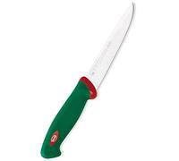 Sanelli Línea Premana Professional,Cuchillo Deshuesador Cm.16,Acero Inoxidable,Verde y Rojo,