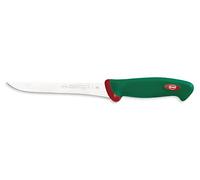 Sanelli Línea Premana Professional,Cuchillo Deshuesador Cm.18,Acero Inoxidable,Verde y Rojo,31.0x3.0x4.0 cm