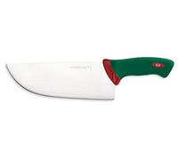 Sanelli Línea Premana Professional,Cuchillo Medio pesante Cm.28,Acero Inoxidable,Verde y Rojo,42.5x3.0x10.5 cm