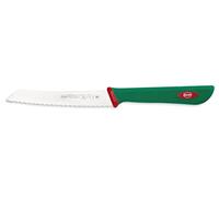 Sanelli Línea Premana Professional,Cuchillo Tomate Cm.12,Acero Inoxidable,Verde y Rojo,23.0x1.5x2.5 cm