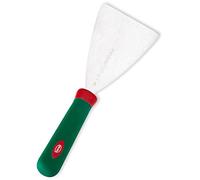 Sanelli Línea Premana Professional,Rasqueta Cocina Cm.10,Acero Inoxidable,Verde y Rojo,26.0x2.5x10.0 cm