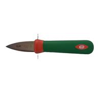 Sanelli Premana Abre Ostras, Acero Inoxidable/Verde, 9 cm