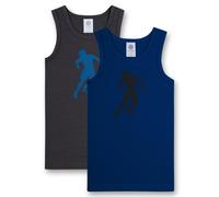 Sanetta Camiseta térmica azul / azul oscuro / gris oscuro / negro 116 azul / azul oscuro / gris oscuro / negro