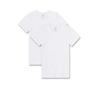 Sanetta Niños 2er Pack T-Shirts, 300100 Camiseta sin Mangas Not Applicable, Blanco (White 10), 92 (Talla del Fabricante: 092)