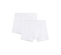 Sanetta Niños Pantalones Cortos con Doble de Algodón Orgánico - Made IN Europe - Blanco (10), 164