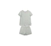 SANETTA Pijama de niña de 2 piezas, camiseta y shorts verde | 92