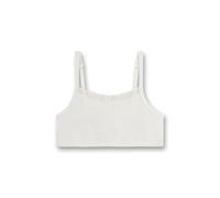 Sanetta Sujetador para niña Blanco | Sujetador cómodo y Agradable para niñas de Mezcla de algodón. Ropa Interior para niñas, Blanco, 152
