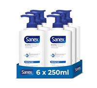 Sanex BiomeProtect, Jabón de Manos Líquido, Pack 6x250ml | Jabón líquido prebiótico y probiótico, Hidratante, Refuerza microbioma, 0% Sulfatos, Testado dermatológicamente