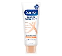 Sanex Crema Todo el Cuerpo Deo Sensitive 75ml, Desodorante para Manos, Pies, Axilas, Cuerpo y Zonas Íntimas, Protección 72H contra olor Clínicamente Probada,Testado Ginecológicamente, Hipoalergénico