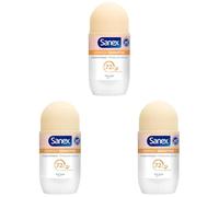 Sanex Dermo+ Sensitive Desodorante Antitranspirante Roll-On 72 Horas 50ml-protección eficaz contra el sudor y el mal olor-dermatológicamente testado - contiene 0% alcohol* - suave con la piel sensible