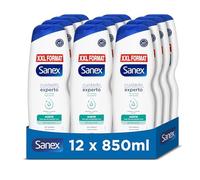 Sanex Gel de Ducha Cuidado Experto Aceite, 12 x 850ml | Tecnología hidratante | Limpia, hidrata y suaviza | Ayuda a restaurar hidratación natural | Gel para piel seca y todo tipo de piel