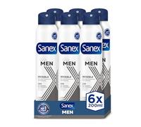 Sanex - Desodorante Spray Men Dermo Invisible Desodorantes 200 ml male