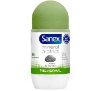Sanex Mineral Protect Piedra Alumbre Desodorante Piel Normal 48H Roll-On 50 ml