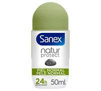 Sanex Natur Protect, Desodorante Hombre o Mujer, Desodorante Roll-On, Piel Normal, 50ml