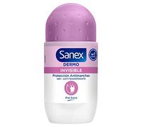 Sanex pH Balance Dermo Invisible, Desodorante Hombre o Mujer, Desodorante Roll-On, 50ml