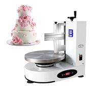 SANFAG Máquina Semiautomática Formación Hielo para Tartas Cumpleaños, Nivelador Tartas, Esparcidor Decoración Crema, Máquina Alisadora, Raspador Tartas Ajustable 4 A 12 Pulgadas