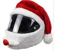 Sanfly Casco Motocicleta Funda Santa Claus Motorbike Funny Case para Cubierta Casco Completo Casco Navidad Regalo Navidad Navidad