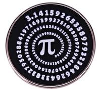 Sanfly Math Metal Broche Maths Pi Symbol Brooch Pins Números De Matemáticas Pin De Solapa Accesorios De Joyería De Moda para Ropa