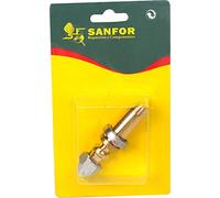 SANFOR Conjunto cono + husillo + tuerca LARGO para olla a presión adapatable a Magefesa, STAR, Respuesto para olla rápida, Dorado y plata