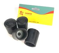 Sanfor | Contera Especial para andador de goma de 25 mm de diámetro de color negro